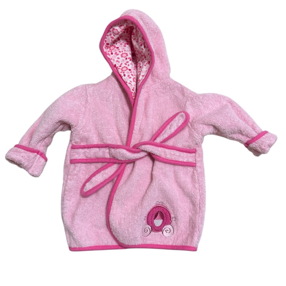 Disney Baby Pink Towel Robe 0-9 months